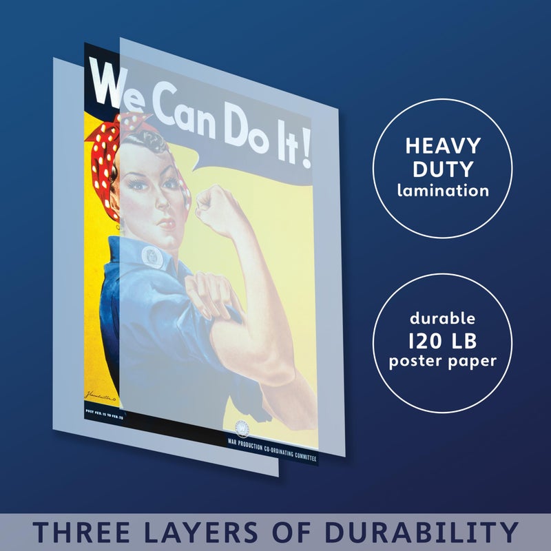 Palace Learning We Can Do It Poster - Rosie the Riveter - Westinghouse Girl - World War 2 Poster - WW2 - LAMINATED (18" x 24") - Image 2